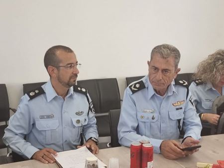قائدة وحدة سيف اللواء ناتان بوزانا : يزور كفر كنا وطرعان